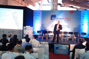 Ciena Network's Michael Nielsen talking about "Ethernet Backhaul Solution for 4G" at 4G World India.